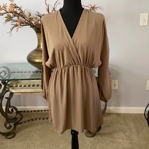 Cold Shoulder Shirt Dress